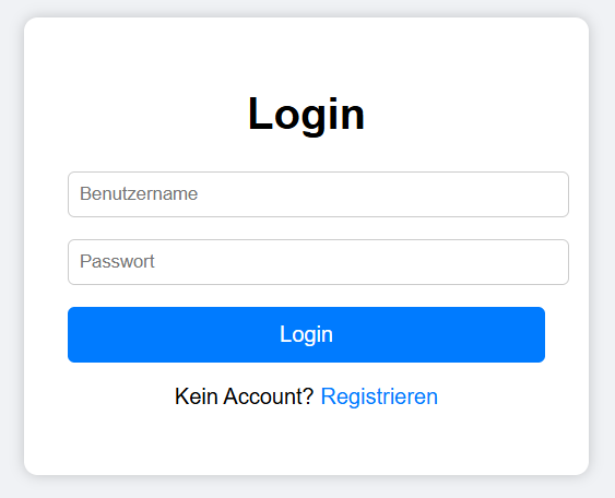 Login & Auth-System